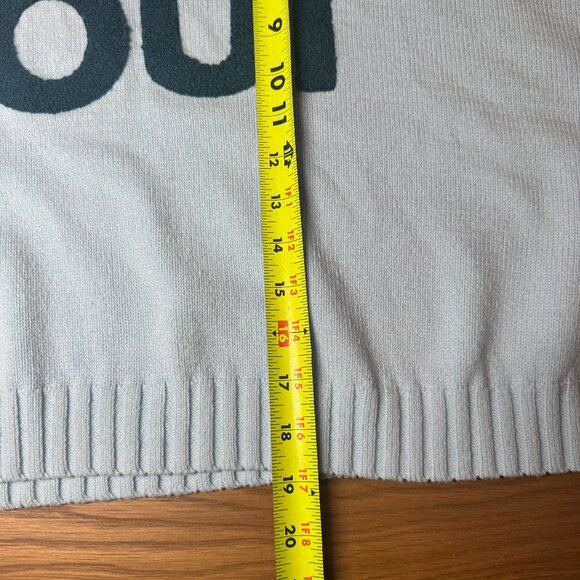 Sincerely Jules Light‎ Blue Oui Cropped Sweater Size M NEW WITH TAG - Picture 7 of 7